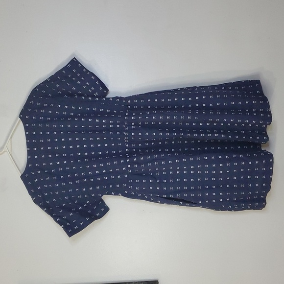 NWT Madewell V-Neck Dolman Sleeve Mini Dress Textured Dot Size Small - Picture 8 of 11